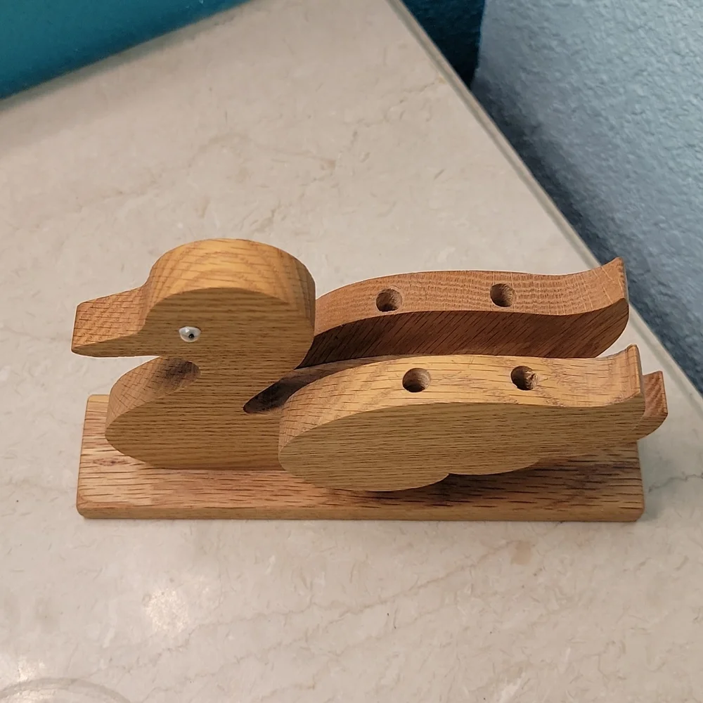 Handcrafted Swan Pencil Holder